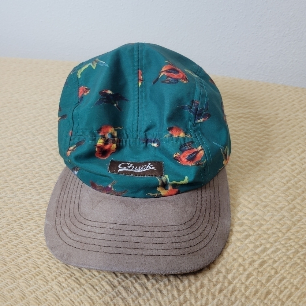 Chuck originals tropical parrot print camp hat